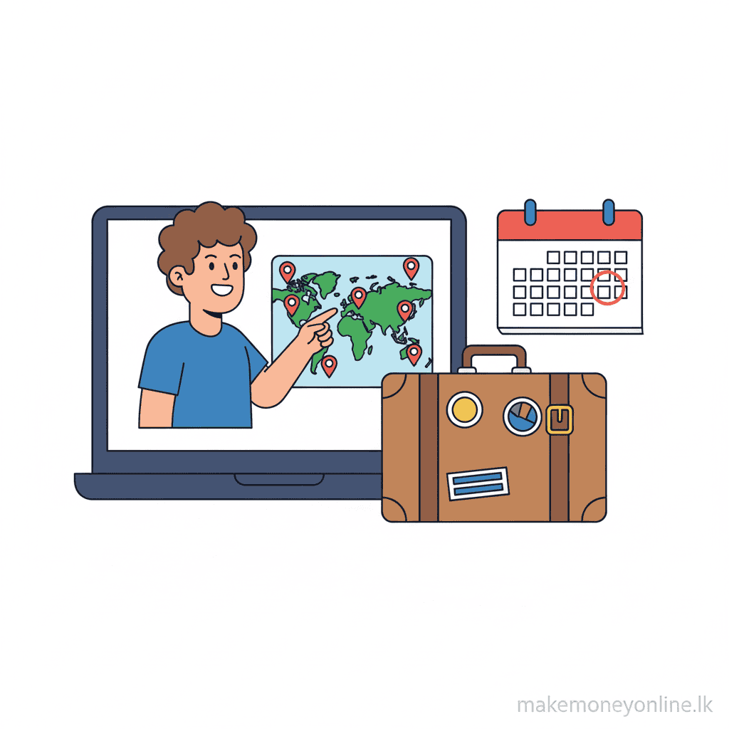 Online Travel Advising in Sri Lanka: Earn LKR 60,000+ Monthly (2026 Guide) Online Travel Advising Clients - Online Travel Advising in Sri Lanka