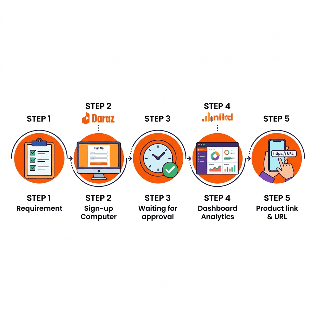 How to Join Daraz Affiliate Program Sri Lanka - Step by Step