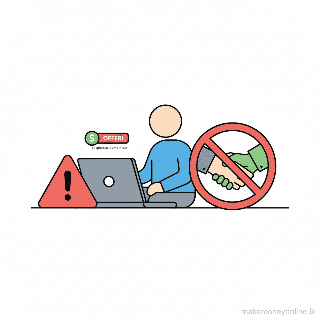 Domain Flipping Scams Warning - Domain Flipping in Sri Lanka