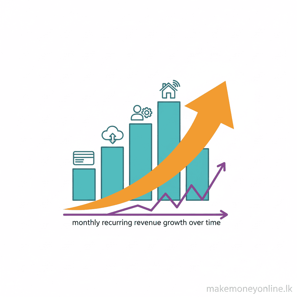 SaaS Development in Sri Lanka: Earn LKR 200,000+ Monthly (2026 Guide) SaaS Revenue Growth - SaaS Development in Sri Lanka