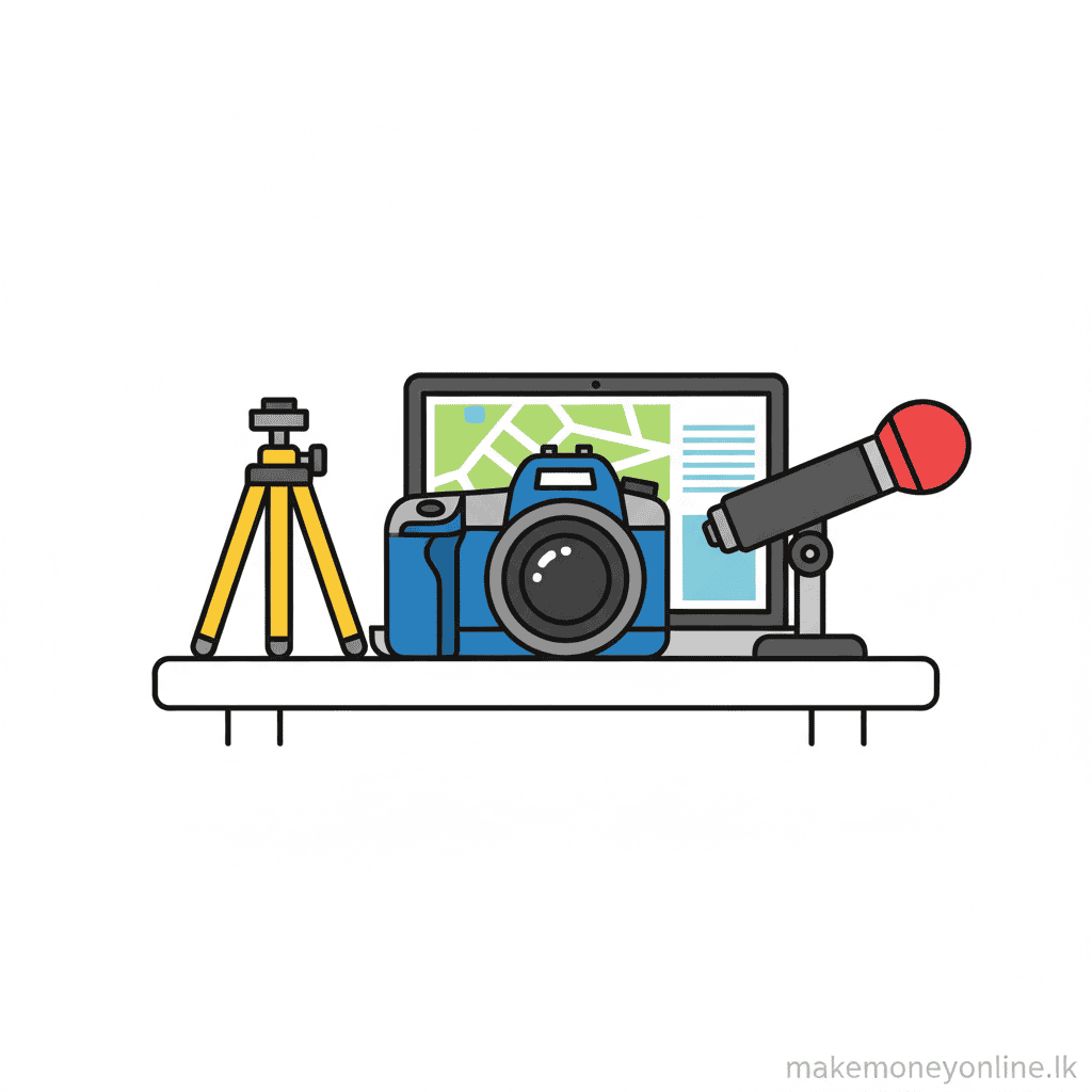 Travel Vlogging Equipment - Travel Vlogging in Sri Lanka