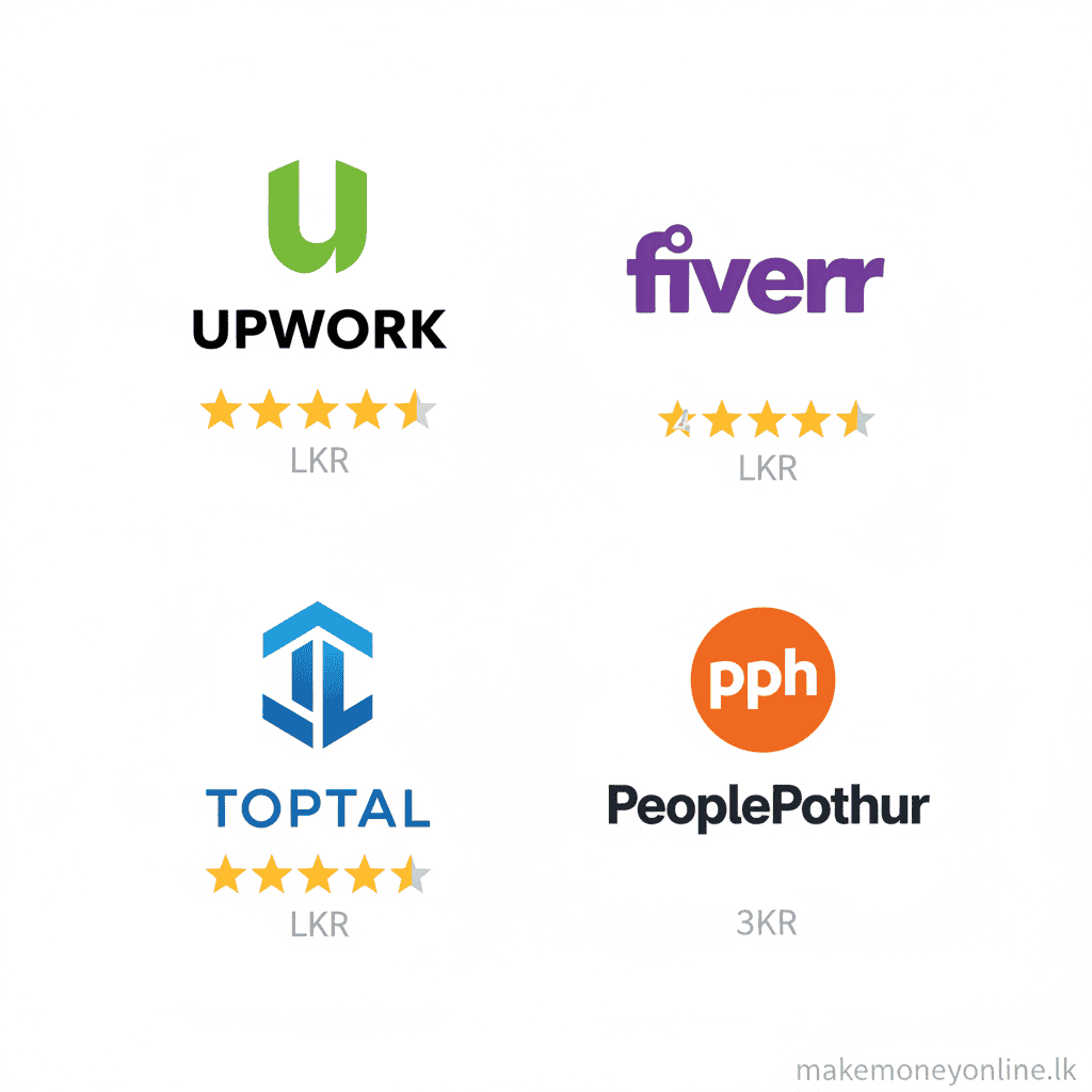 Web development freelance platforms comparison for Sri Lankan developers