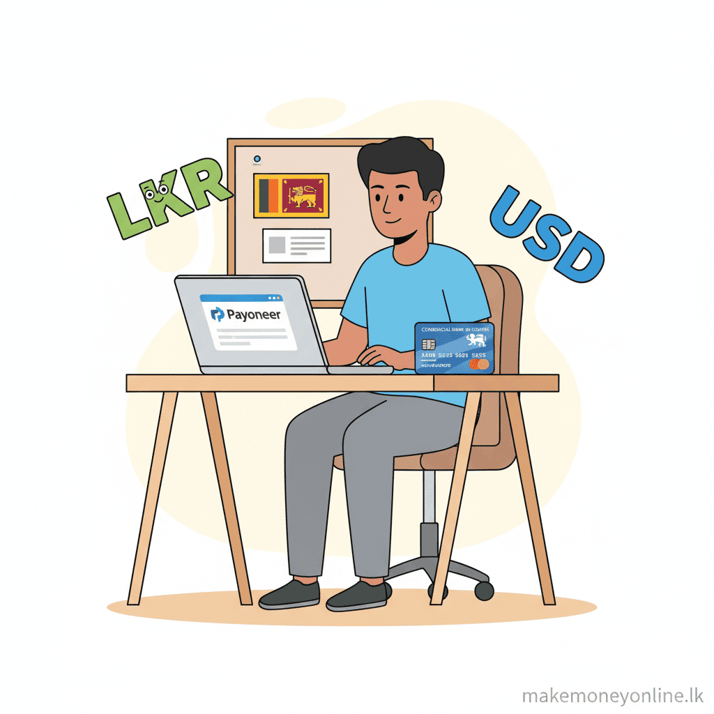 How to Withdraw Online Money in Sri Lanka: Complete Payment Guide (2026) Payoneer Setup Sri Lanka - How to Withdraw Online Earnings in Sri Lanka: Complete Payment Guide (2026)