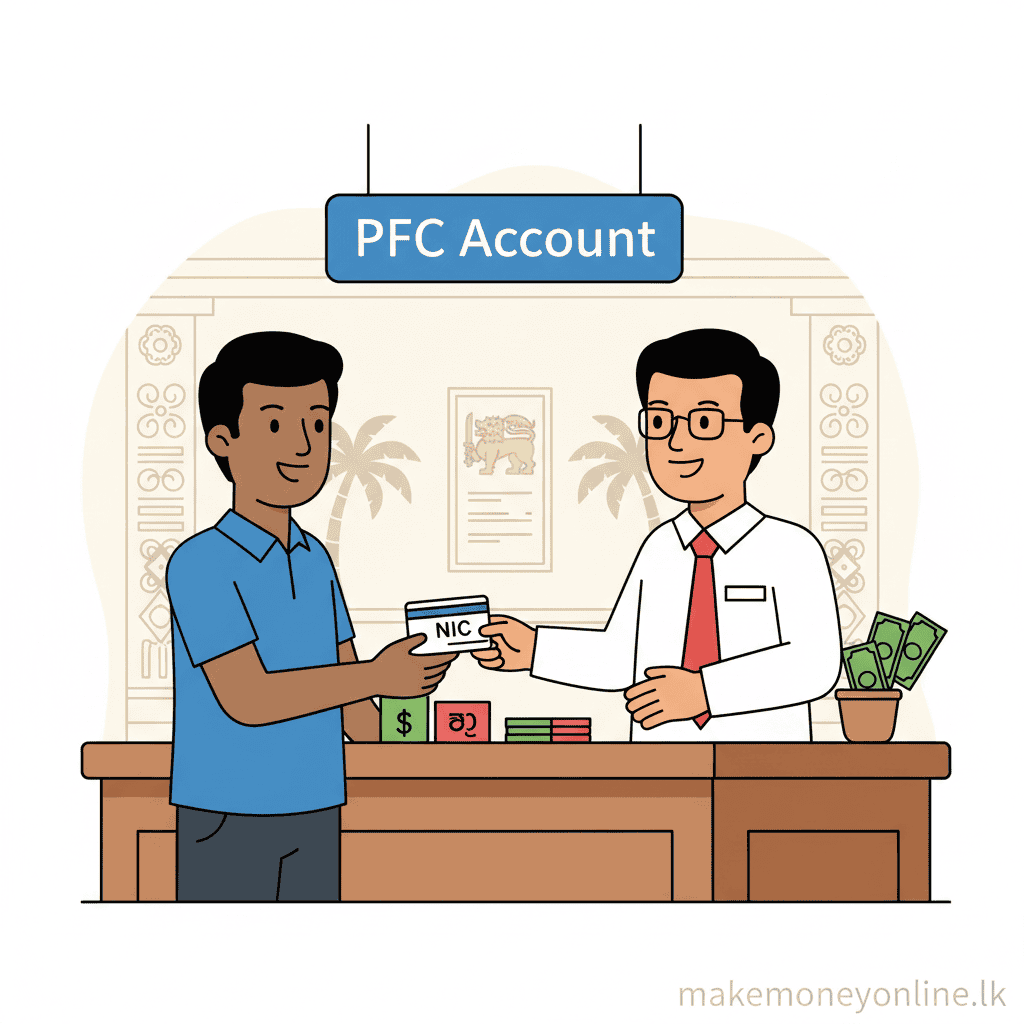 How to Withdraw Online Money in Sri Lanka: Complete Payment Guide (2026) PFC Account Opening Sri Lanka - How to Withdraw Online Earnings in Sri Lanka: Complete Payment Guide (2026)